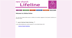 Desktop Screenshot of new-church-lifeline.org.uk